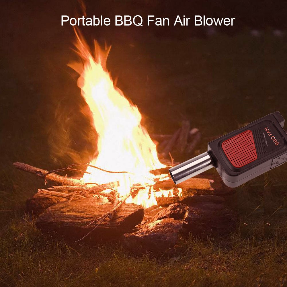 Haofy Rechargeable Portable BBQ Grill Blower - Handheld Electric Air Fan & Fire Bellows Tool for Outdoor Cooking, Camping, Picnics | Perfect for Charcoal Grills, Bonfires, and Backyard Barbecues