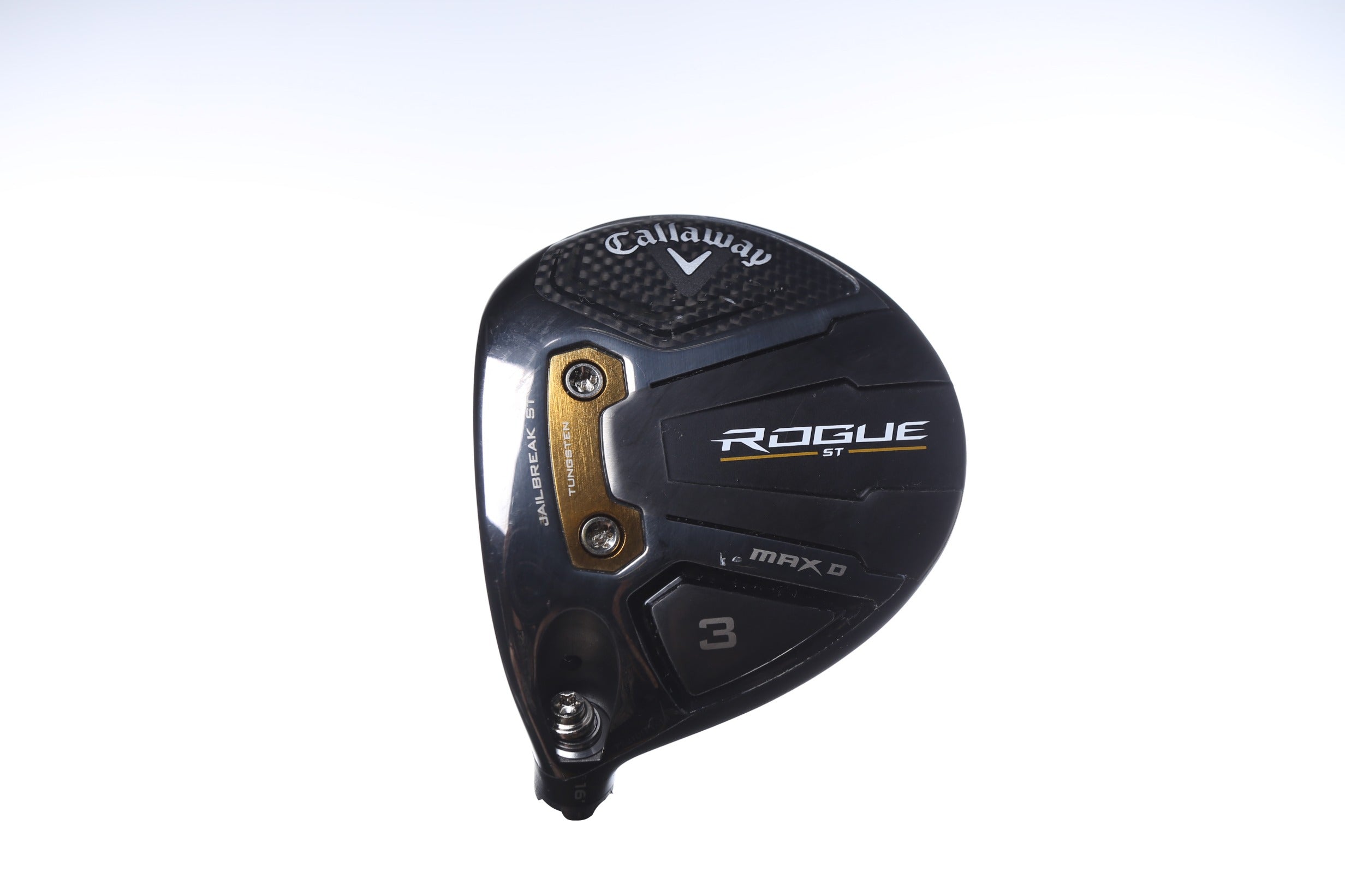 Used Callaway Rogue ST Max Draw Fairway Wood 16° Left Handed Golf Club Head Only - Perfect for High Handicap Players Seeking Forgiveness & Distance Off the Tee
