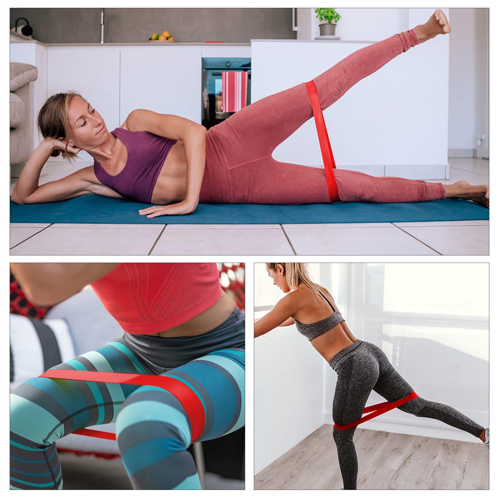 5 in 1 Foam Roller Set for Deep Tissue Massage - Trigger Point Foam Roller, Massage Roller Stick, Massage Ball & Stretching Strap - Perfect for Pilates, Yoga, Fitness & Full Body Recovery (Purple) - Ideal for Home Gym, Physical Therapy & Post-Workout Muscle Relief