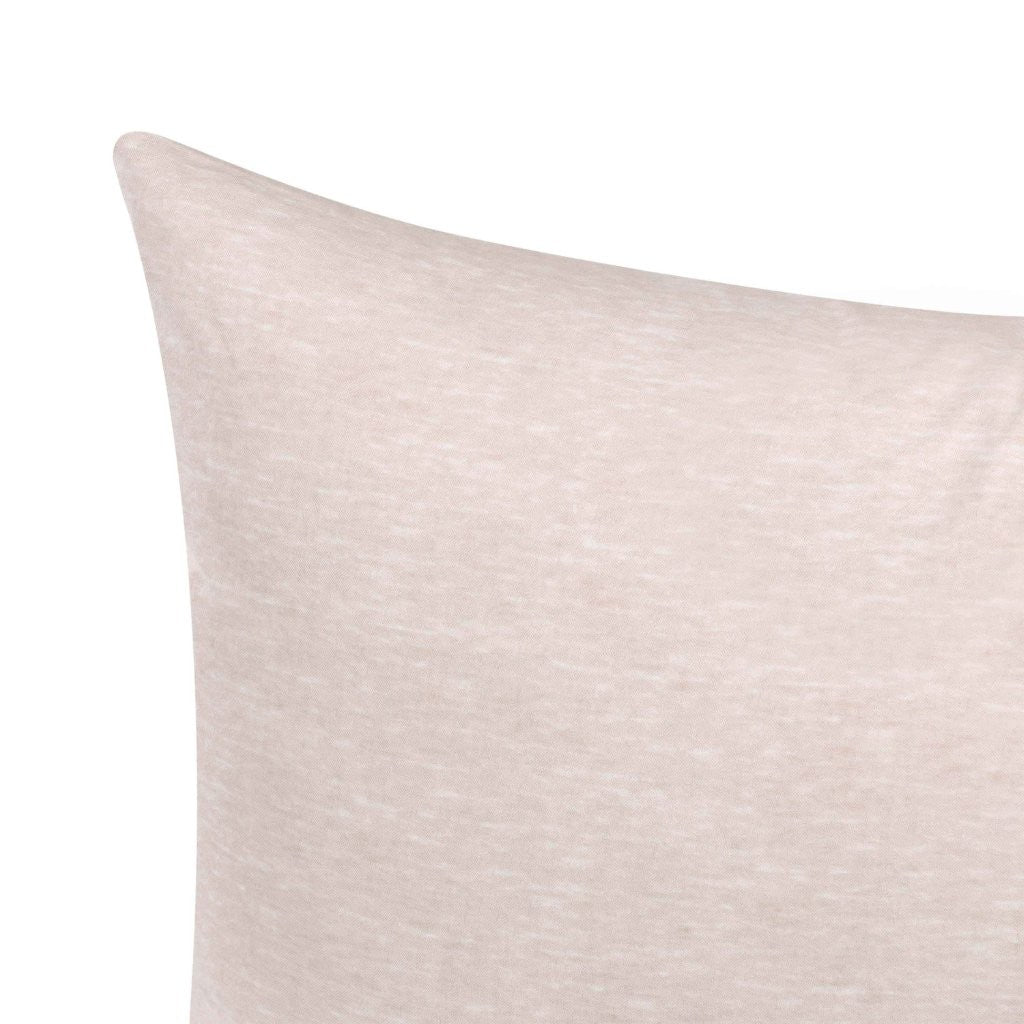 Premium Melange Flannel Cotton Two-Toned Brushed Pillowcases Set of 2 - Soft & Cozy for Winter Nights - Perfect for Bedroom, Guest Room & Home Decor