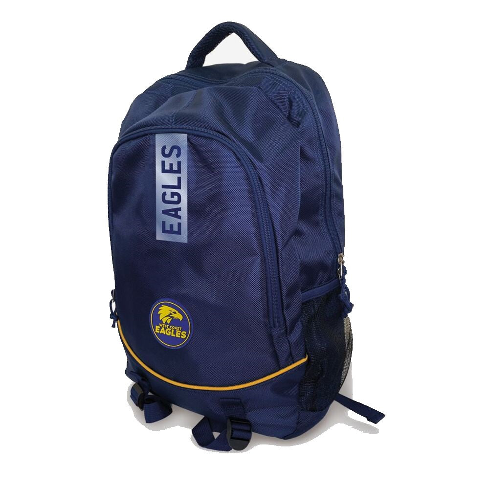 Burley Sekem West Coast Eagles AFL Stirling Backpack - Official AFL Team Backpack for School, Travel & Sports - Durable & Stylish Fan Gear for Men & Women