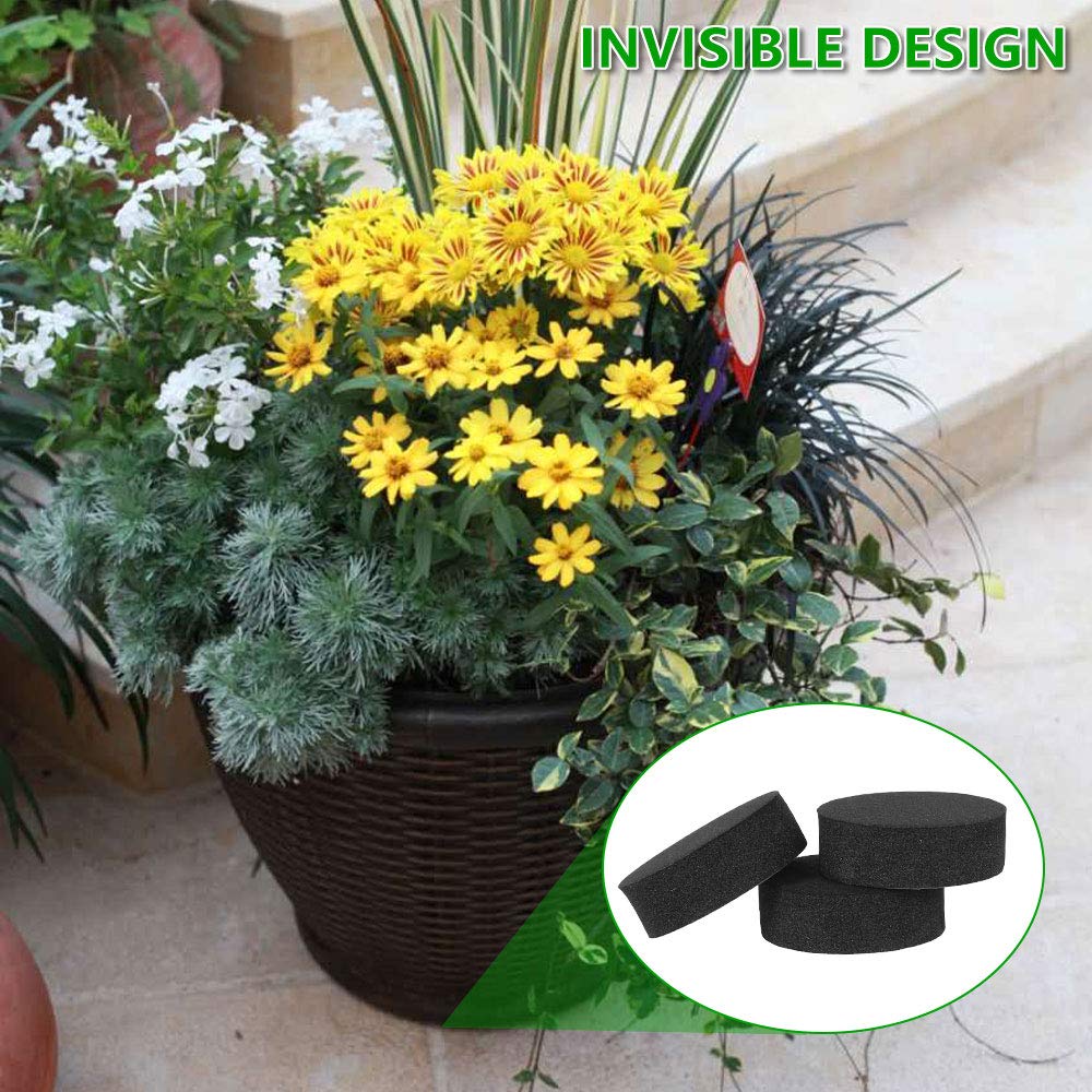 40Pcs Heavy Duty Pot Feet Risers for Outdoor & Indoor Flower Pots - Durable Plant Pot Stands with Non-Slip Design - Perfect for Patio, Garden, Deck, and Balcony Planters to Improve Drainage & Air Circulation