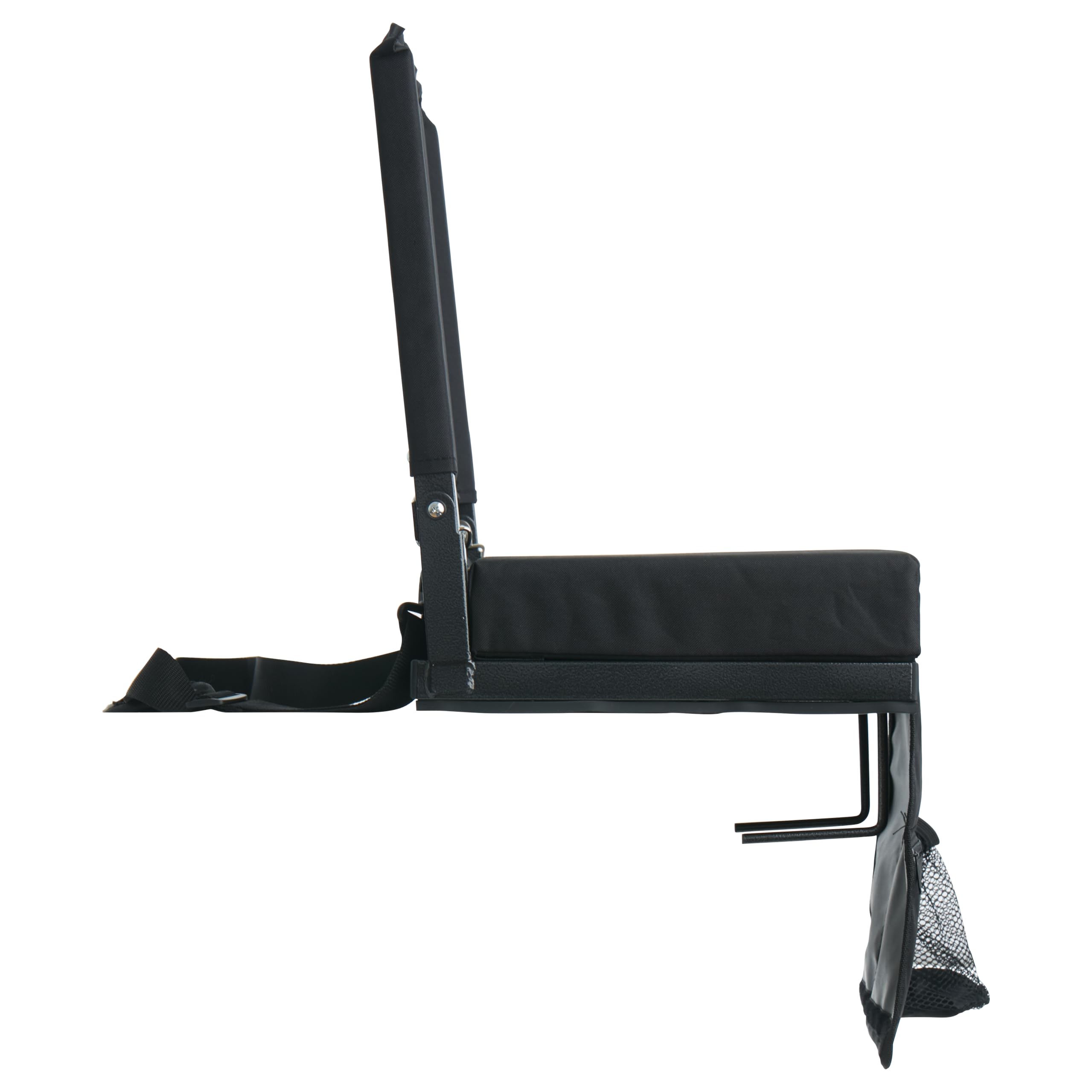 SPORT BEATS Stadium Seats with Back Support - Portable Bleacher Chairs with Thick Padded Cushion & Shoulder Strap - Comfortable Folding Seat for Outdoor Sports, Concerts, Picnics & Camping