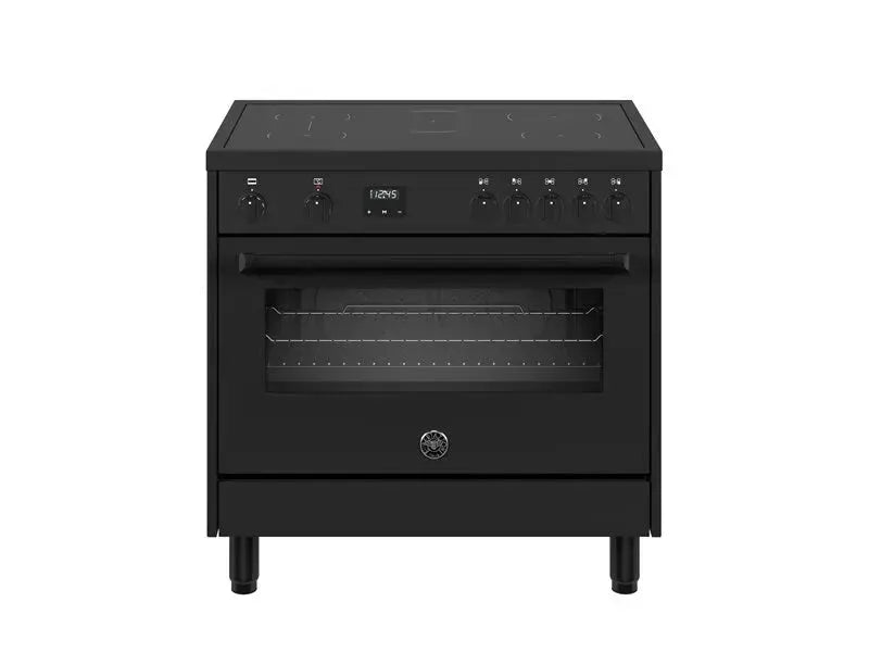 Bertazzoni 90cm 5-Zone Induction Cooktop - Matte Black Master Series | Professional-Grade Stove for Modern Kitchens & Gourmet Cooking