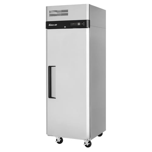 Turbo Air Commercial Upright Refrigerator - Heavy Duty Stainless Steel Kitchen Fridge for Restaurants, Cafes, Bars & Catering Businesses - Perfect for Food Storage & Beverage Cooling