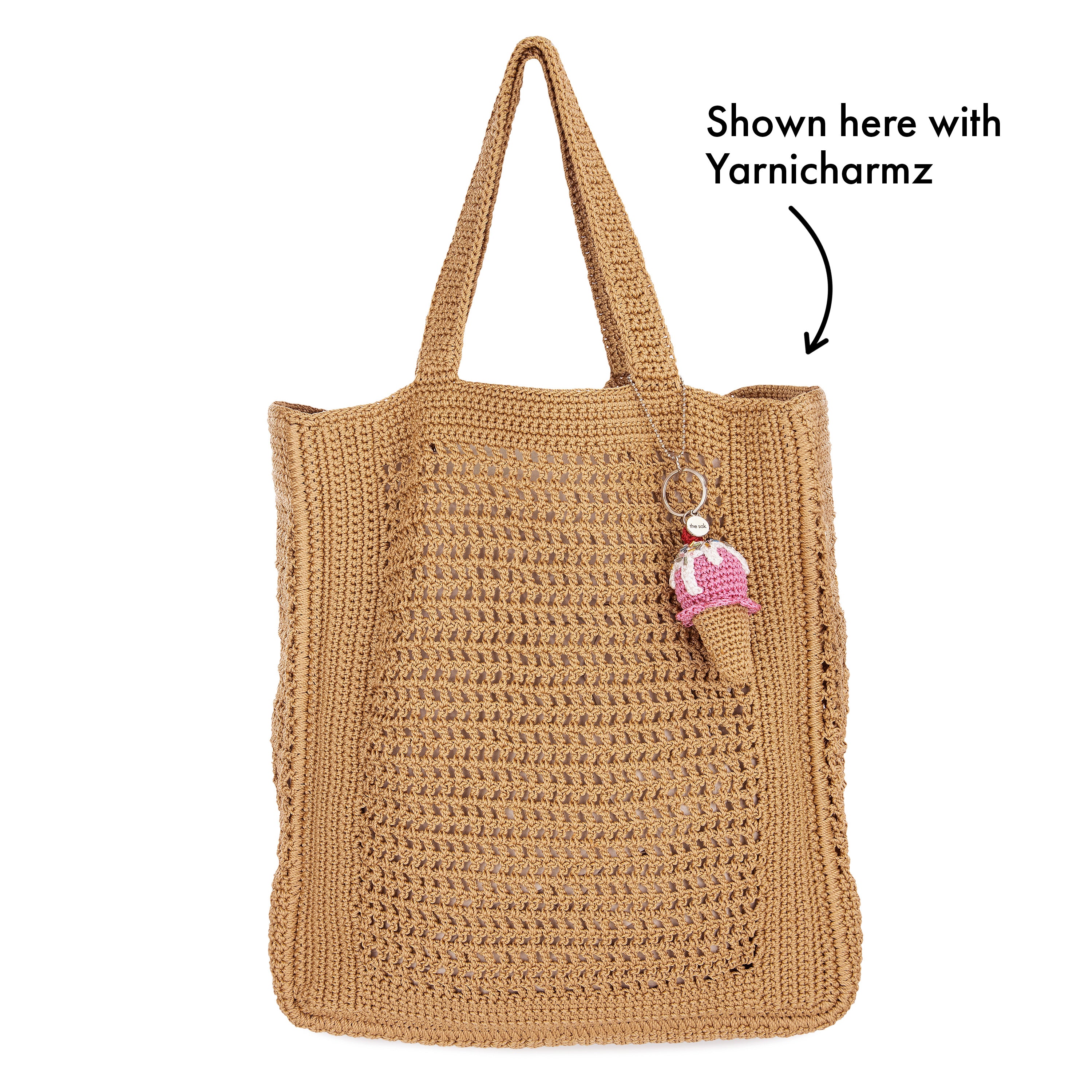 Lanie Market Tote Bag - Large Reusable Grocery Shopping Tote with Reinforced Handles - Perfect for Farmers Market, Beach Trips, and Everyday Errands