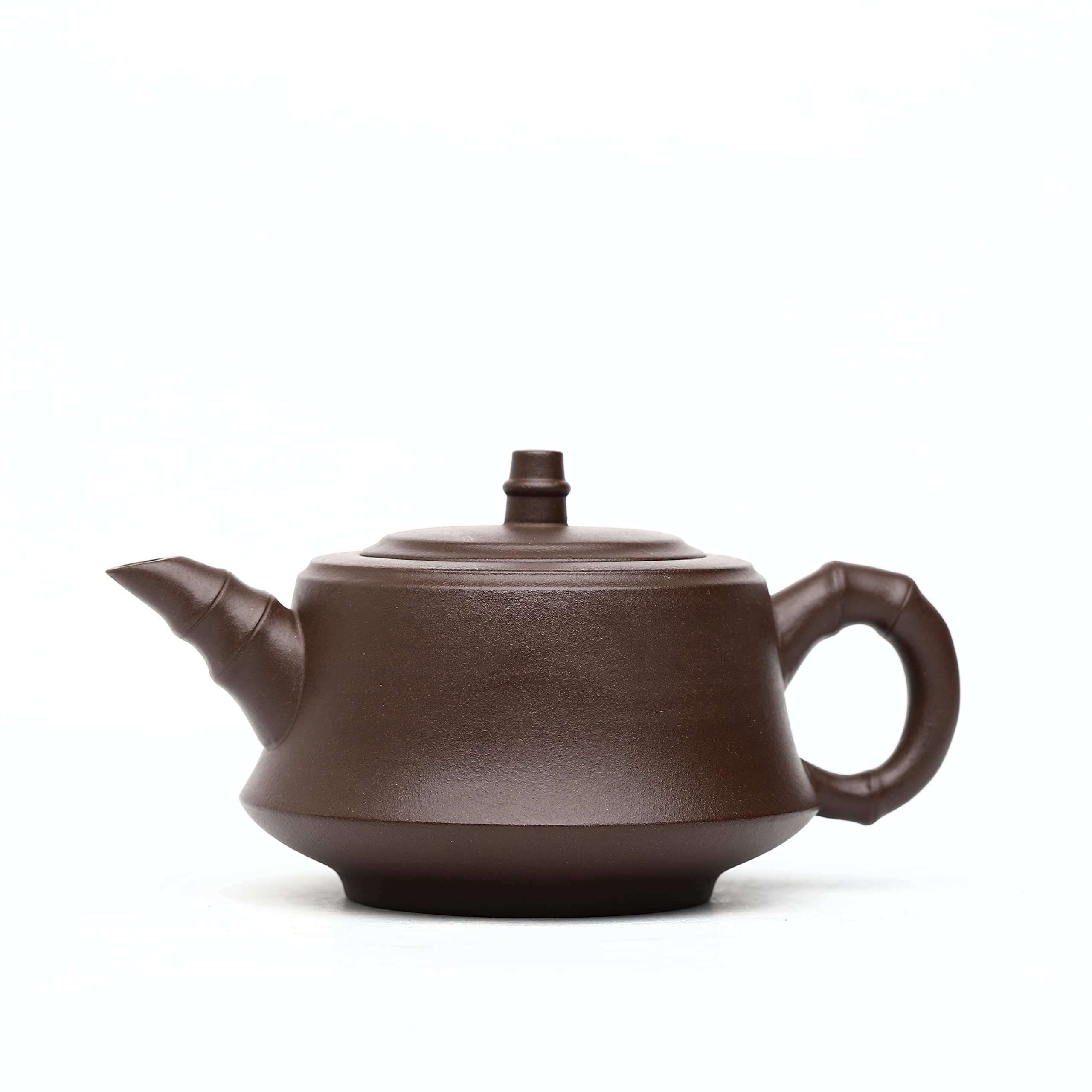 Authentic Yixing Zisha Clay Teapot 9.4oz - Handmade Chinese Purple Clay Teapot with Built-in Filter for Kung Fu Tea Brewing - Perfect for Loose Leaf Tea Ceremony, Home Tea Party & Meditation Relaxation