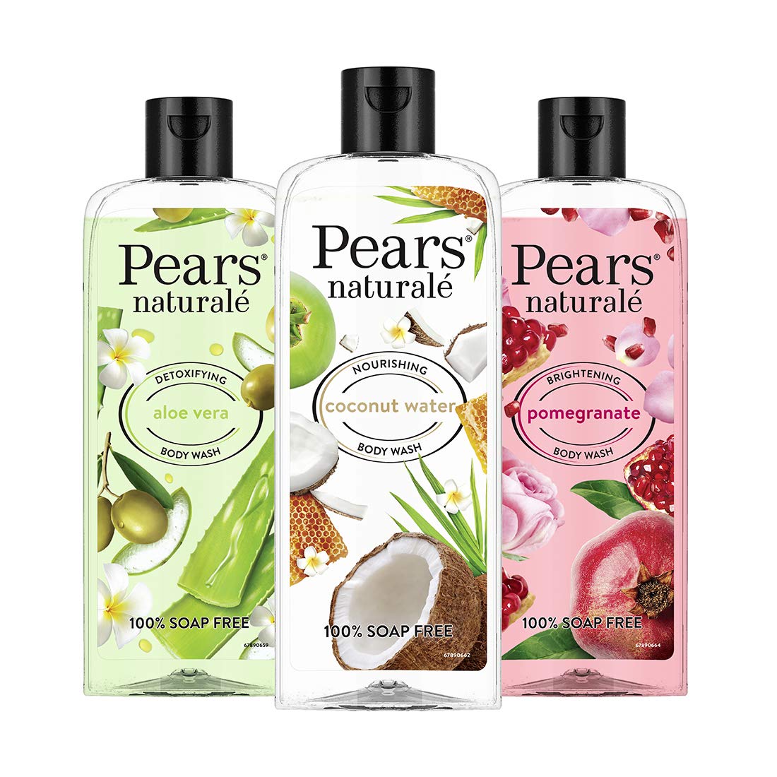 Pears Naturale Detoxifying Aloe Vera Body Wash 250ml - 100% Natural Shower Gel with Olive Oil for Glowing Skin | Paraben & Sulfate Free | Hydrating & Soothing for Dry & Sensitive Skin | Perfect for Daily Detox & Relaxing Bath Time