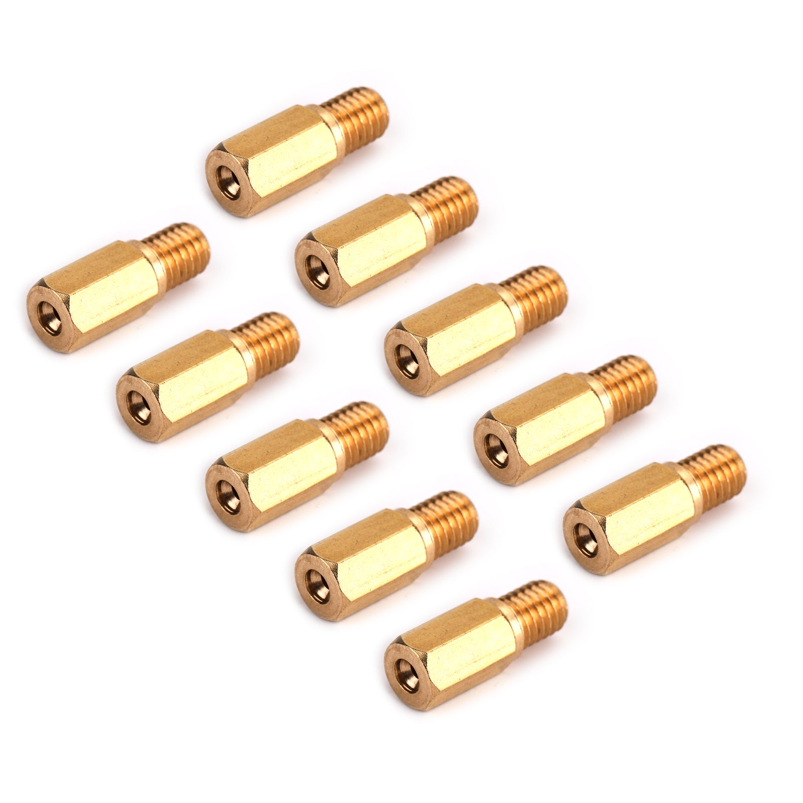 10PCS Carburetor Main Jets Kit for PWK PE OKO Stage 6 (180 182 185 188 190 192 195) - Compatible with 2-Stroke Dirt Bikes, ATVs & Scooters - High Performance Fuel Tuning Accessories