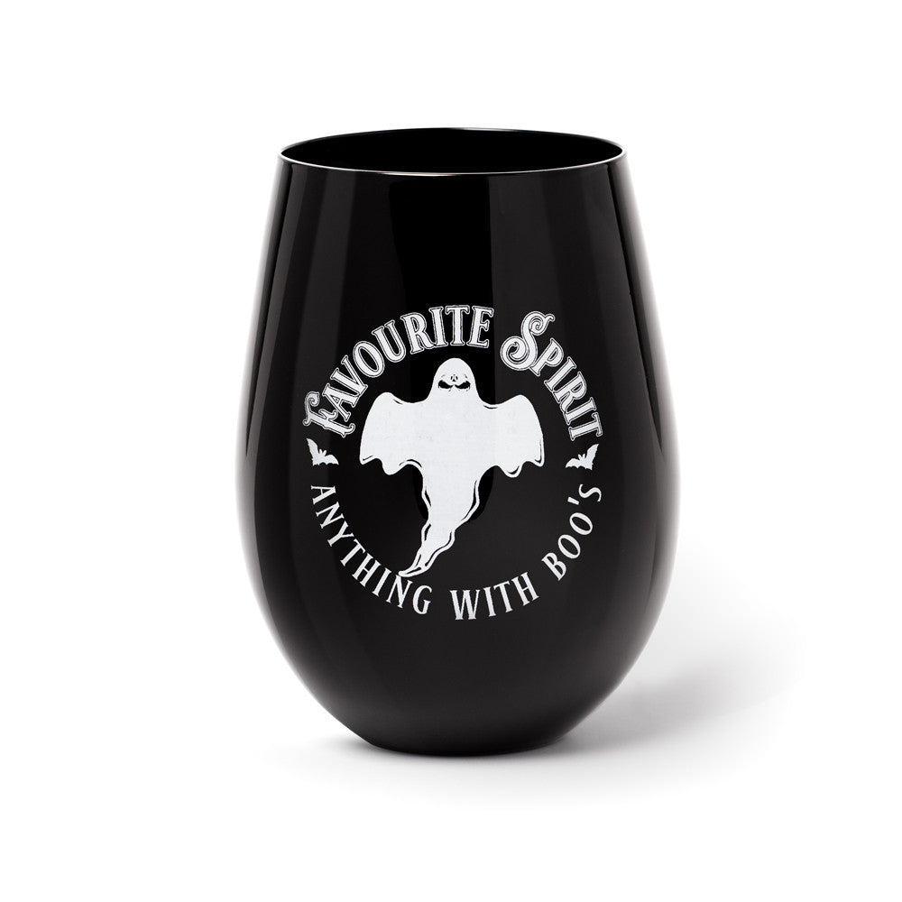 Boos Drinking Glass - Fun & Spooky Ghost-Themed Cup for Halloween Parties, Home Decor & Gifts | Perfect for Cocktails, Beverages & Themed Events