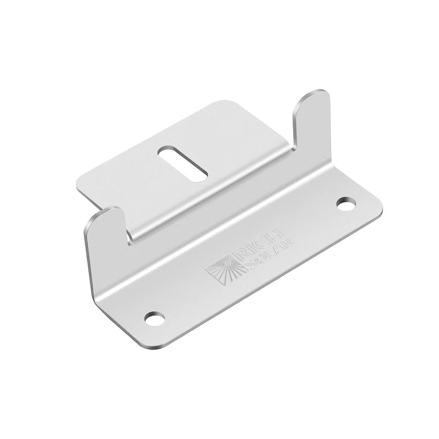 Heavy Duty Solar Panel Mounting Z Brackets - 4 Pack for Secure Installation | High-Quality Anodized Aluminum Bracket Set | Perfect for Roof, Ground, or RV Solar Panel Systems
