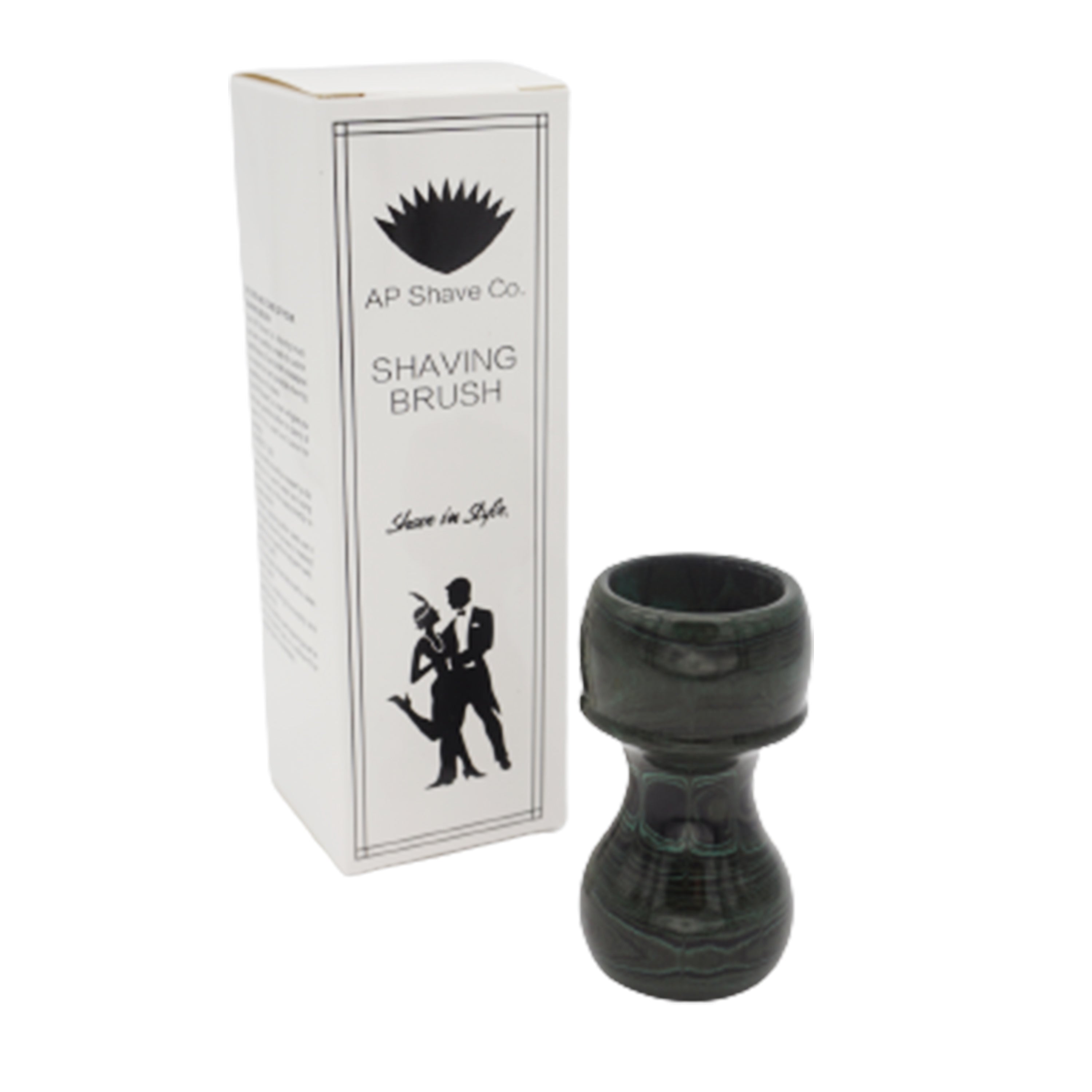 Premium Handcrafted Jaguar Ebonite Shaving Brush Handle - Fits 24mm & 26mm Knots - Perfect for Wet Shaving Enthusiasts & Luxury Grooming Gifts