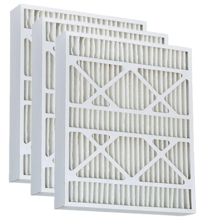 Atomic 16x20x4 MERV 8 Pleated AC Furnace Air Filter - 3 Pack | High Efficiency HVAC Replacement Filters for Home & Office Use
