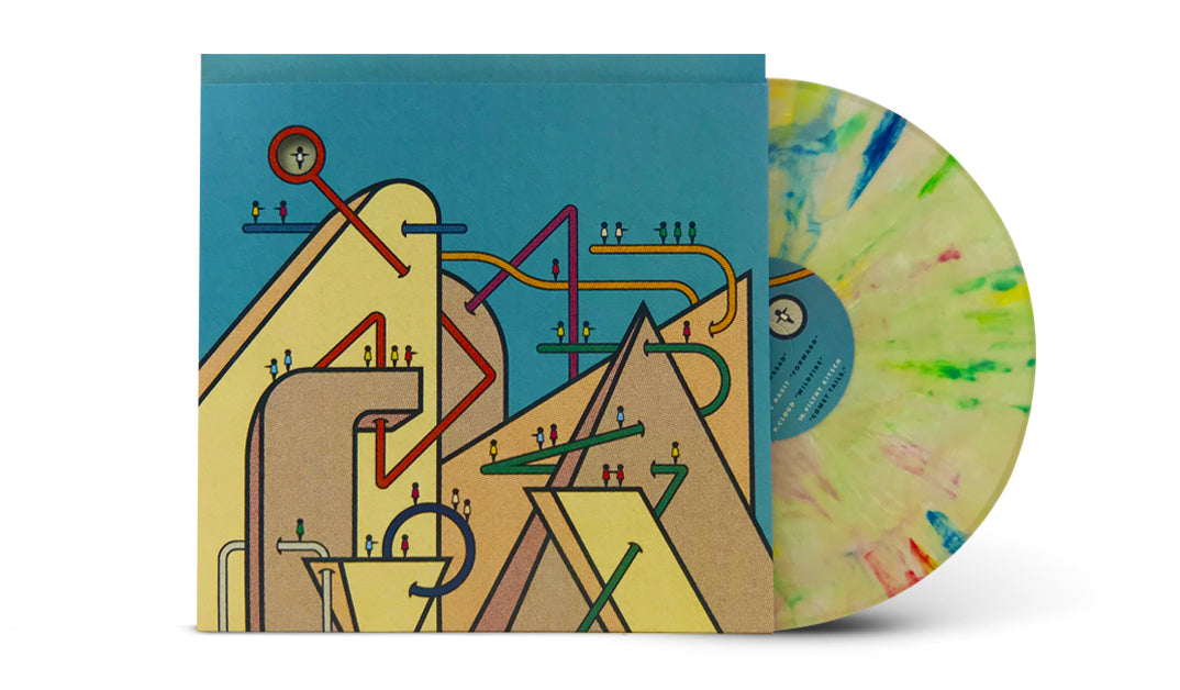 VIP // White rainbow marble vinyl