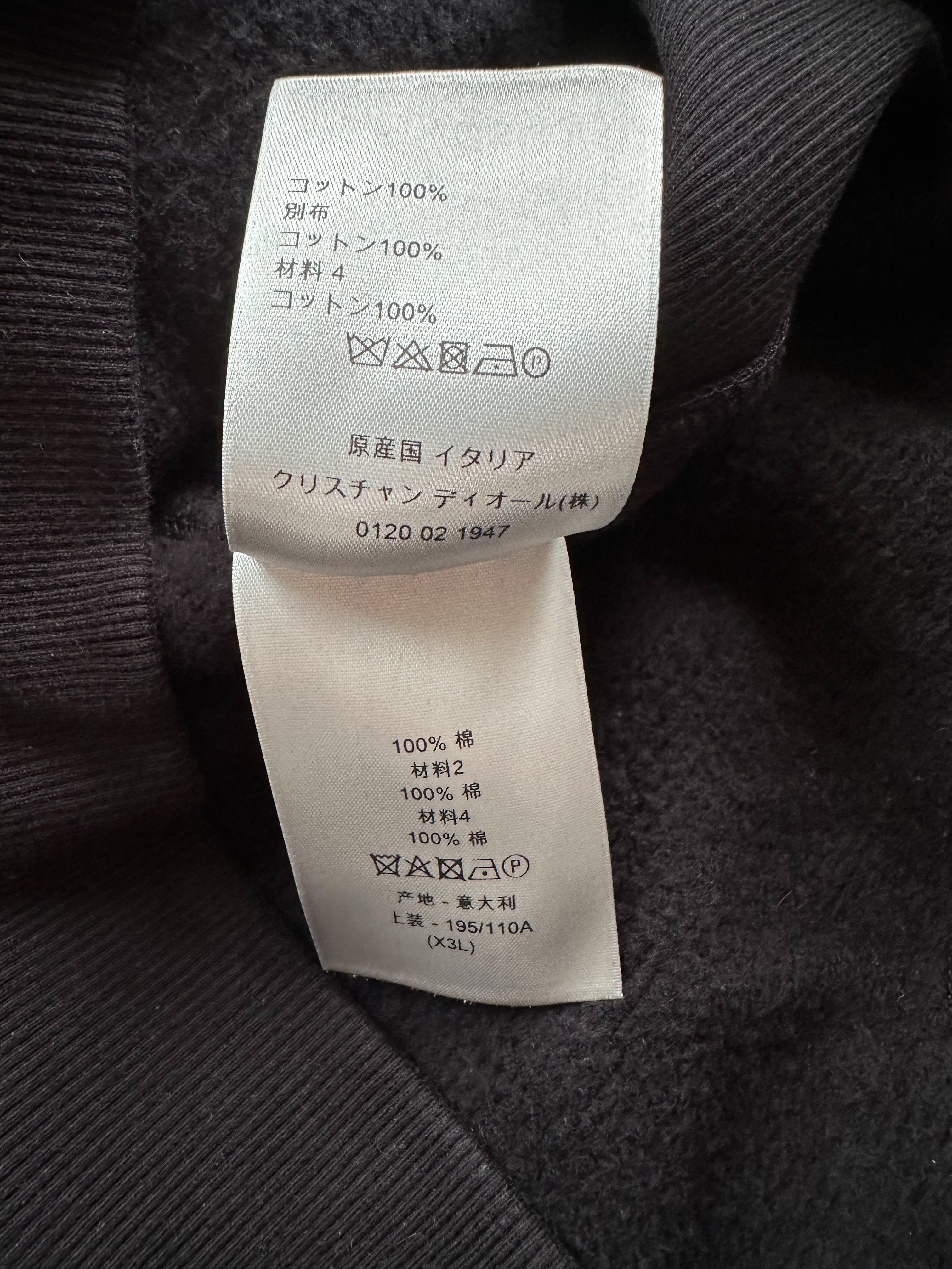 Dior Black Oblique Logo Hooded Towel Sweatshirt - Soft & Stylish Unisex Pullover for Spa, Beach & Lounge Wear