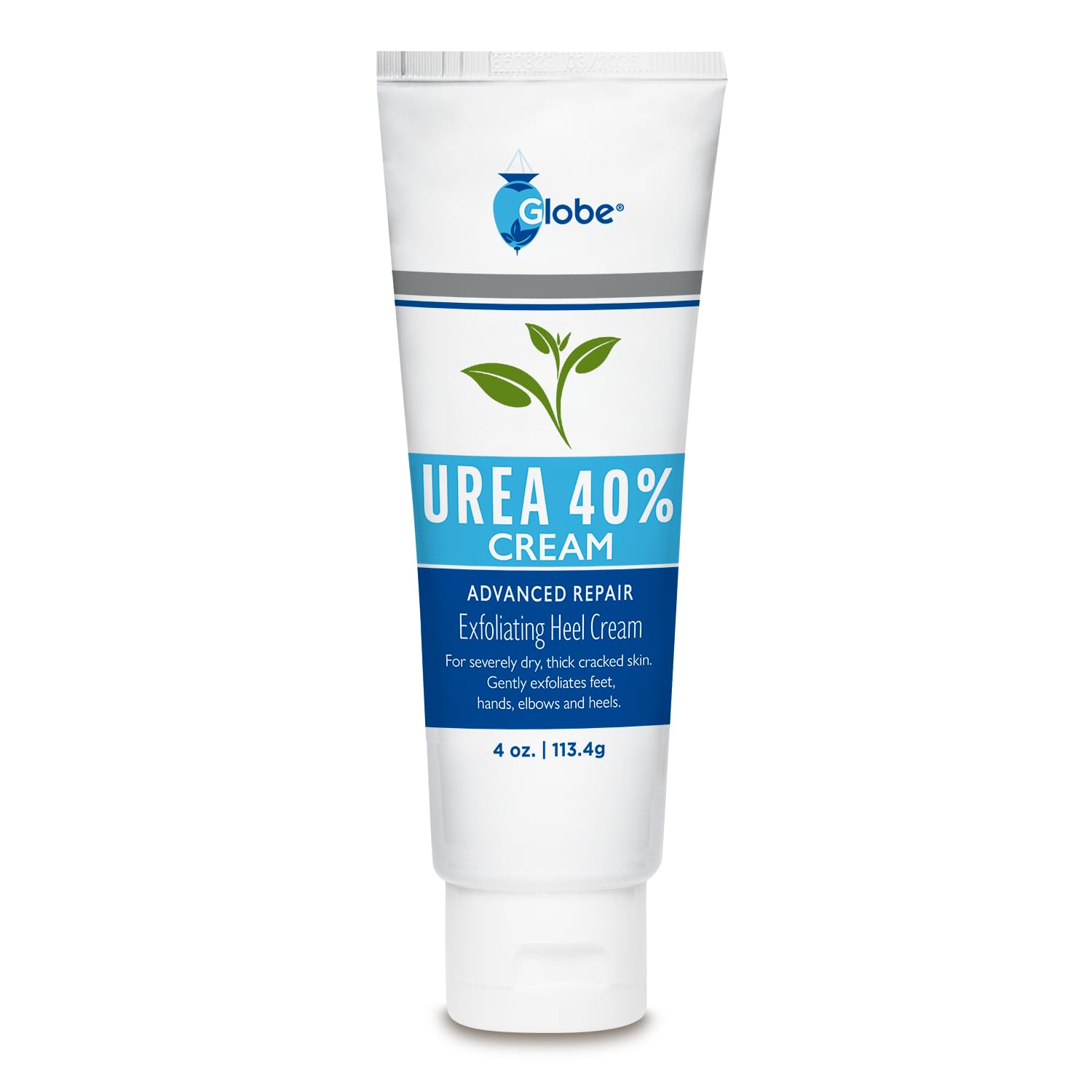 40% Urea Cream for Dry Cracked Feet & Hands – Intensive Moisturizing Treatment for Heels, Elbows & Knees – Callus Remover & Hydrating Foot Cream – Helps Athlete’s Foot & Odor – Perfect for Daily Foot Care & Pedicures (4 oz)