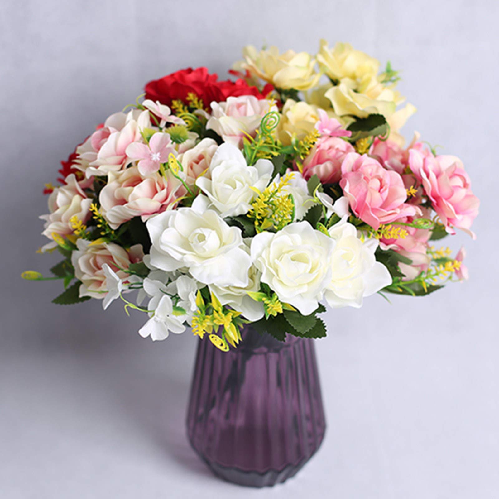 Lifelike Artificial Gardenia Silk Flower - Realistic White Faux Plant for Home Decor, DIY Floral Arrangements, Wedding Centerpieces & Office Desk Decorations