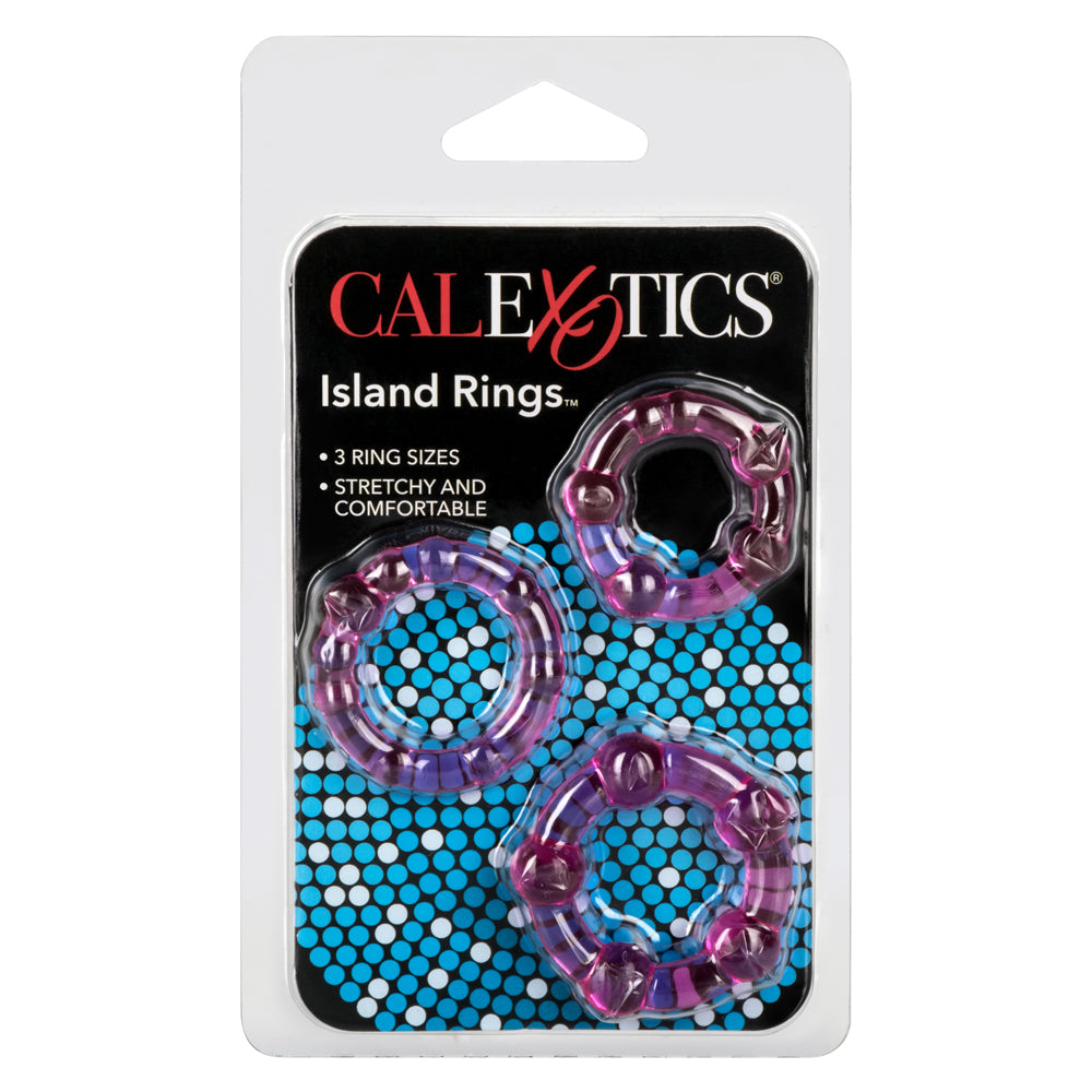 Premium Island Rings Cock Ring Set - 3 Pack for Enhanced Pleasure & Performance - Perfect for Couples & Solo Play