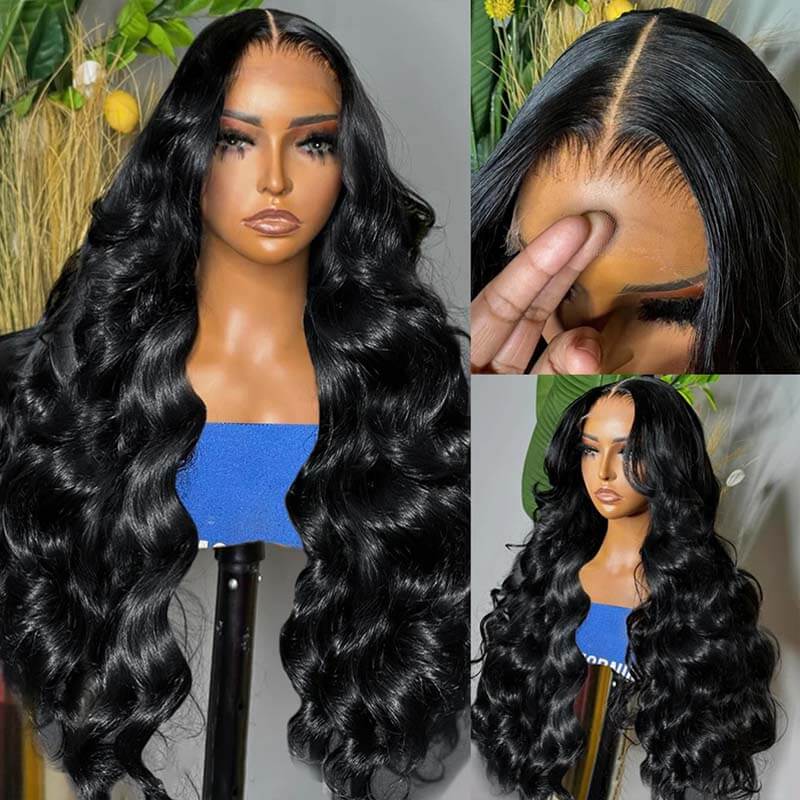 Eullair No-Sew 5x5 13x4 13x6 Lace Front Wigs - Straight/Body Wave/Deep Wave/Curly Human Hair 200% Density | Perfect for Daily Wear, Parties & Special Occasions