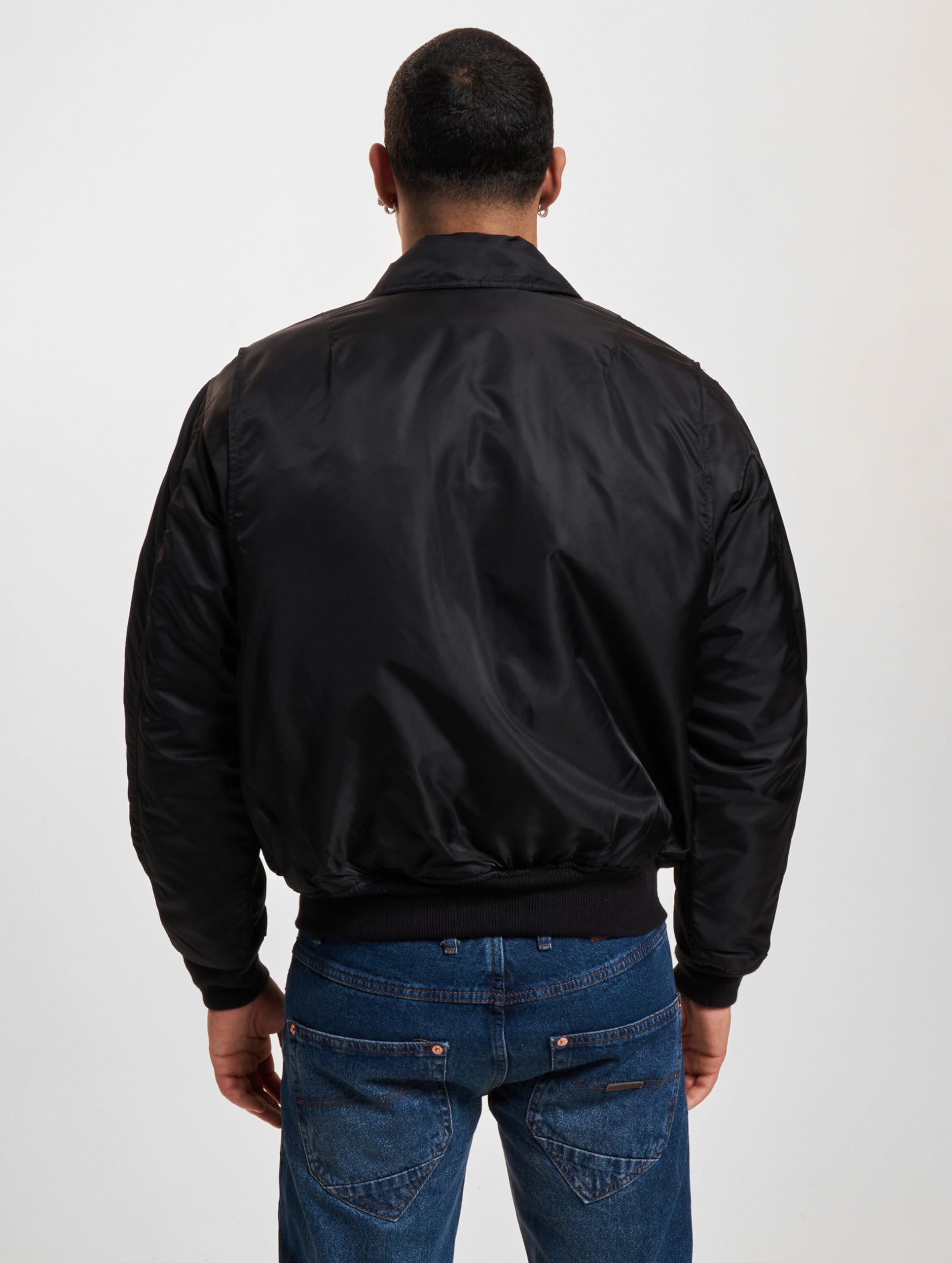 Men's CWU Flight Jacket - Black Aviator Bomber Jacket for Pilots & Outdoor Enthusiasts | Perfect for Aviation, Motorcycle Riding & Cold Weather Protection