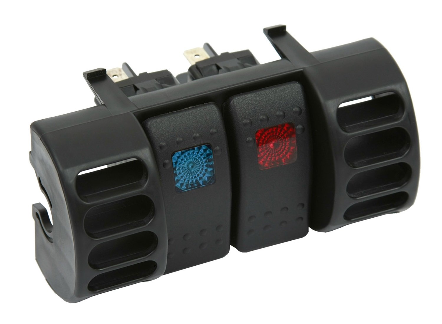 Daystar KJ71036BK Switch Panel for Jeep Wrangler TJ 1997-2006 | Black Rocker Switch Dash Panel | Off-Road Accessories for Jeep Modifications & Upgrades | Perfect for Trail Riding & Adventure Vehicles