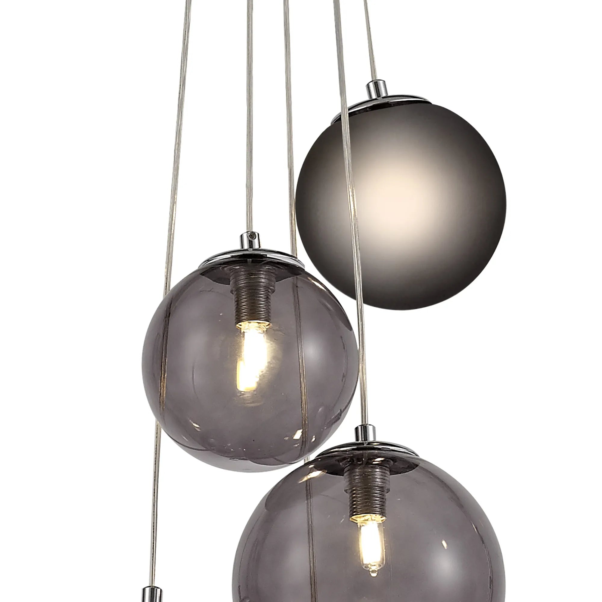 Modern Austin 5-Light Cluster Pendant with G9 Base - Elegant Ceiling Lighting for Dining Room, Kitchen Island, or Entryway