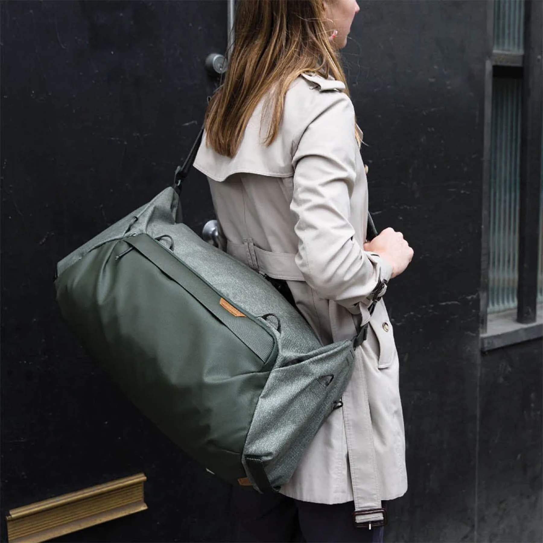 Peak Design Travel Duffel 35L - Waterproof Carry-On Duffel Bag for Travel & Outdoor Adventures - Perfect for Airplane, Camping & Gym Use