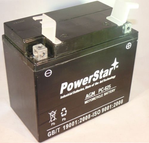 BatteryJack PC-625-102 12V AGM Dry Cell Battery for Powersports, Jet Skis, Waverunners - Reliable Power for Marine Vehicles & Outdoor Adventures