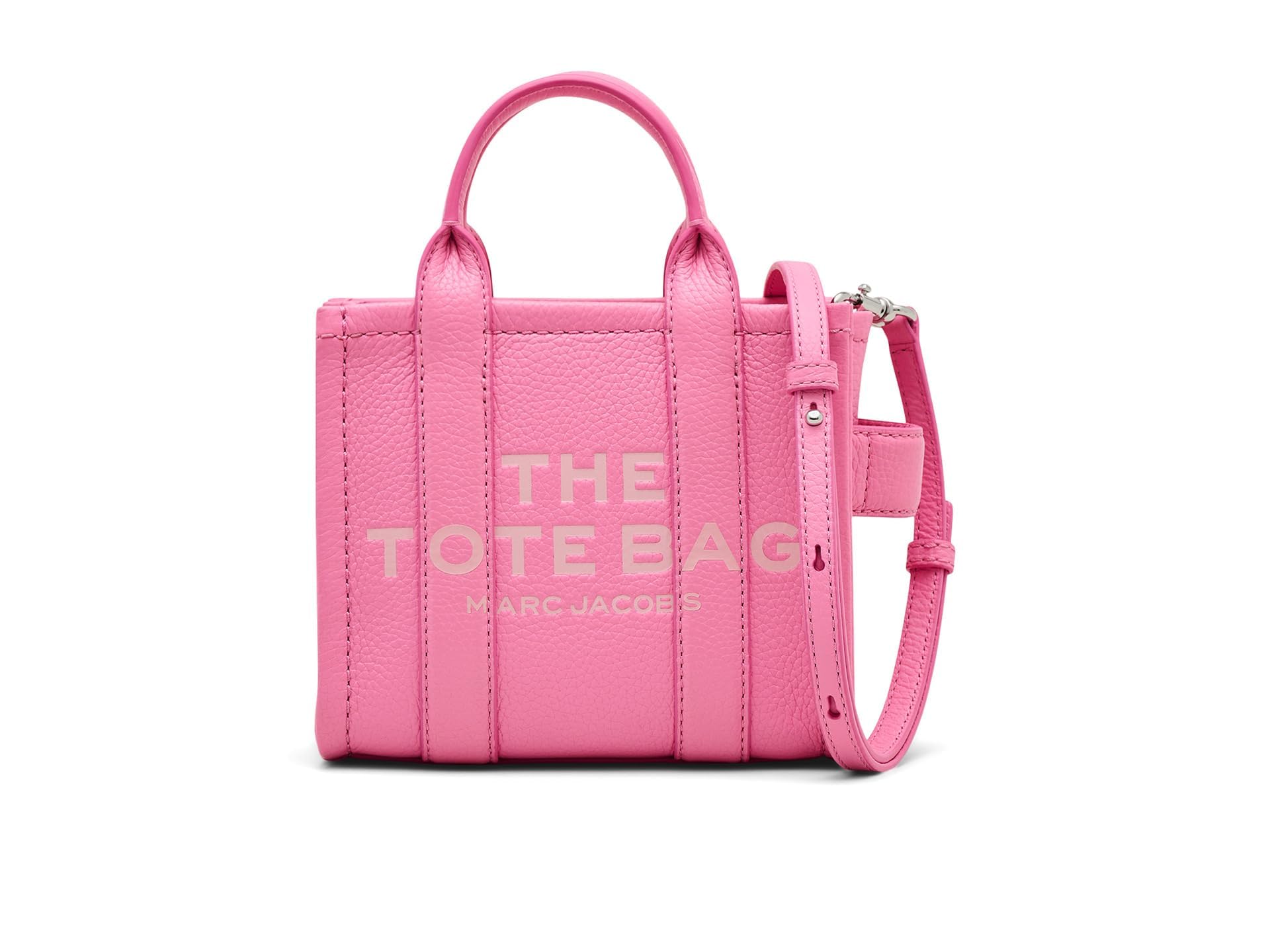 Marc Jacobs The Leather Mini Tote Bag - Stylish Crossbody Purse for Women | Durable Genuine Leather Handbag | Perfect for Work, Travel & Everyday Use