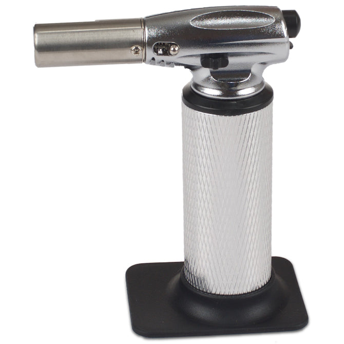 Butane Torch Lighter - Refillable & Adjustable Flame for Cooking, Creme Brulee, Soldering & DIY Projects - No Fuel Included (Great for Chefs, Bartenders & Crafters)