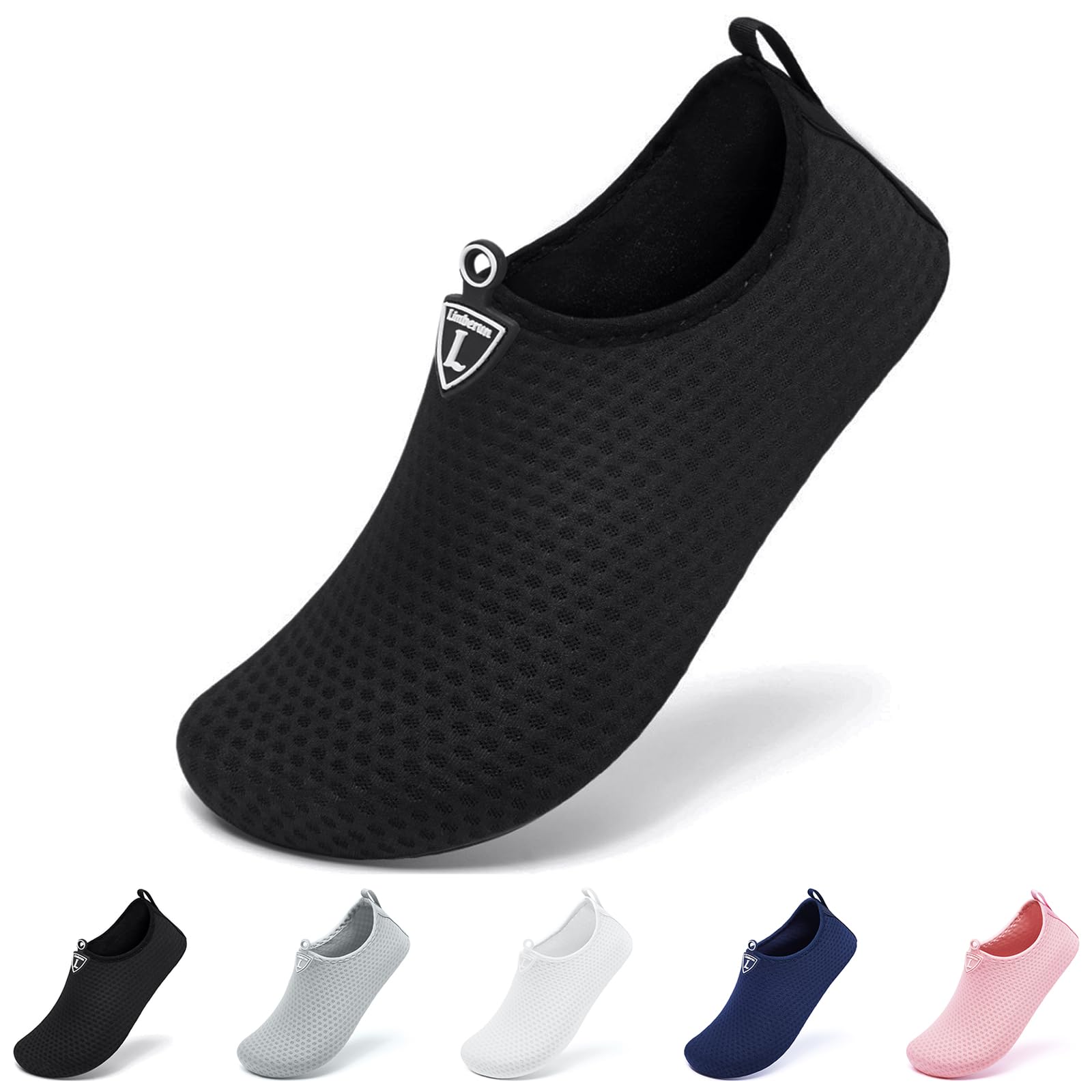 Limberun Water Shoes for Women & Men - Quick-Dry Swim Shoes with Non-Slip Sole for Beach, Pool, Surfing & Water Sports | Comfortable Aqua Socks for Kayaking, Snorkeling & Outdoor Activities