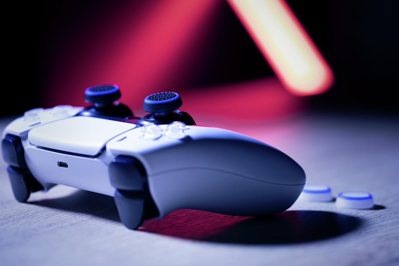 Trust GXT 266 Analog Stick Caps (4 Pack) - PS5 Controller Thumb Grips for Gaming Comfort
