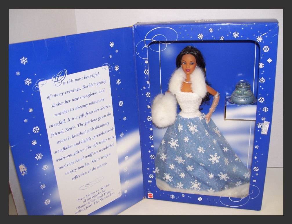 African American Snow Sensation Barbie Doll - Perfect for Holiday Gifts, Collectibles, and Winter-Themed Playtime