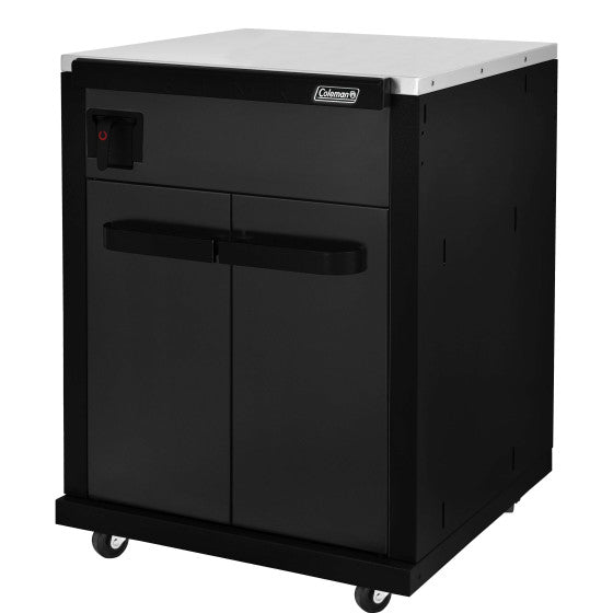 Coleman Revolution Storage Unit - No Draw Matte Black Organizer for Camping, Garage & Home Storage | Durable & Spacious Outdoor Gear Organization