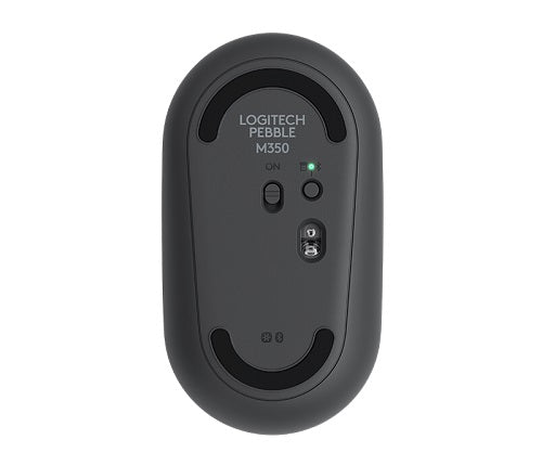 Pebble M350 Silent Wireless Bluetooth Mouse - Ultra Quiet, Ergonomic Design for Office, Home & Travel Use