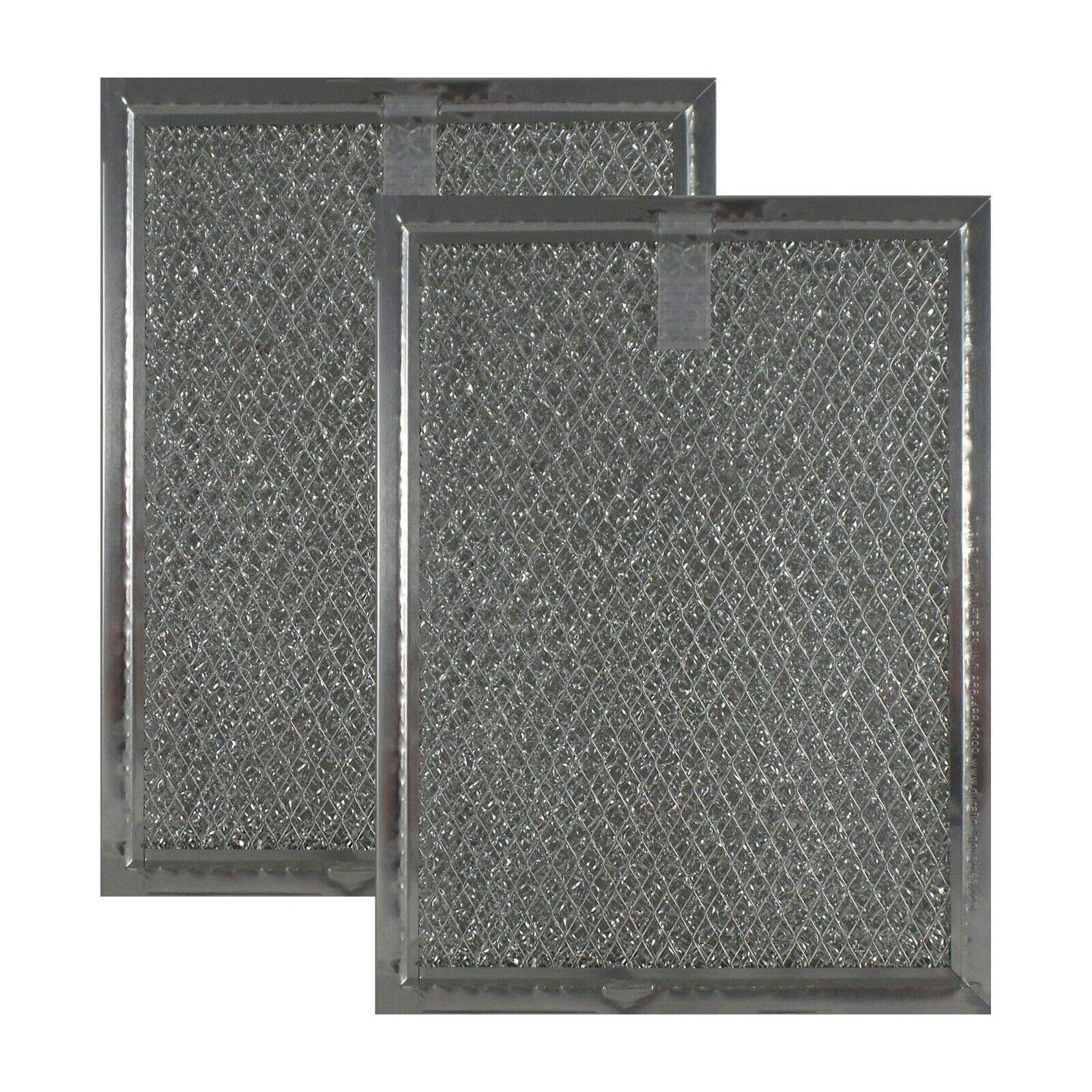 (Set of 2) Replacement CGLMV169HBA Microwave Grease Filters - Compatible with Various Microwave Models - Perfect for Kitchen Ventilation & Cooking Smoke Protection