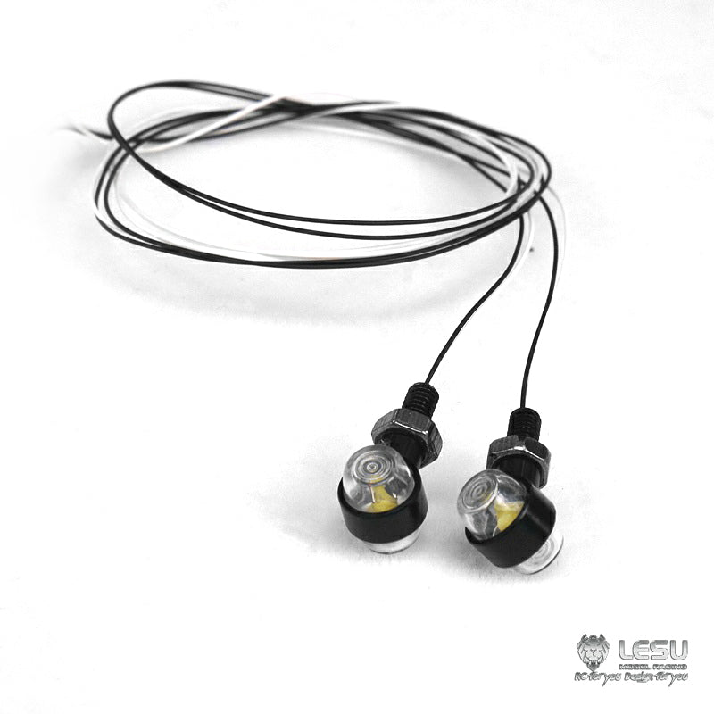 LESU LED Spot Light Roof Rotating Lamp for Tamiya 1/14 RC Tractor Truck - DIY Accessory with Optional Versions - Perfect for RC Car Customization & Night Racing Scenes