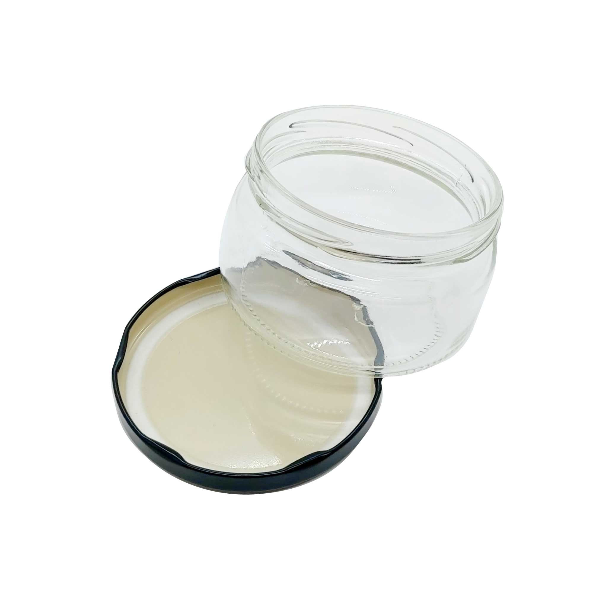10-Pack 300ml Flint Glass Jars with Airtight Twist Lids - Round Food Storage & Cosmetic Containers for Spices, Jams, DIY Beauty Products (BPA-Free, Reusable)