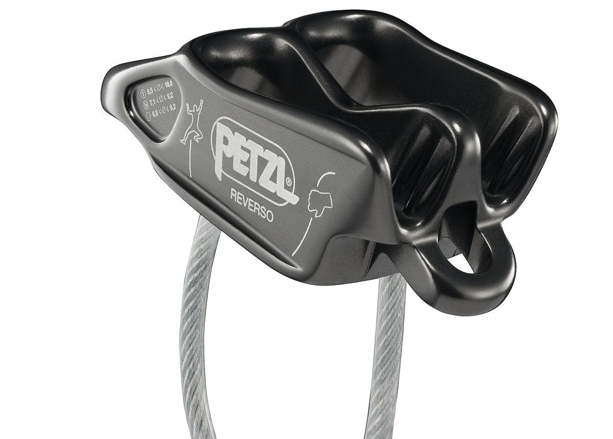 Petzl Reverso Belay Device - Lightweight Climbing Gear for Rock Climbing & Mountaineering - Perfect for Outdoor Adventures & Safety Protection