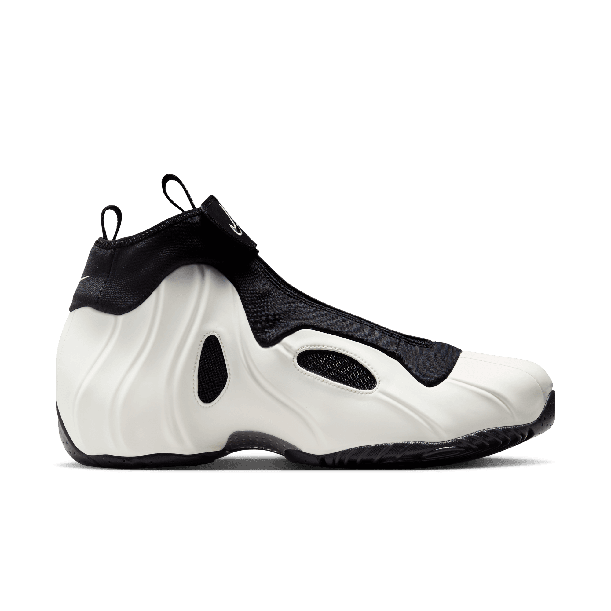 Nike Air Flightposite QS Sail/Black Basketball Shoes - High-Performance Cushioning & Support for Men's Indoor/Outdoor Play