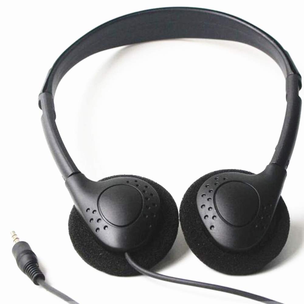 100 Pack Classroom Headphones - Bulk Disposable Stereo Earphones for Schools, Libraries & Computer Labs | Durable, Affordable Headset for Students, E-Learning & Online Testing