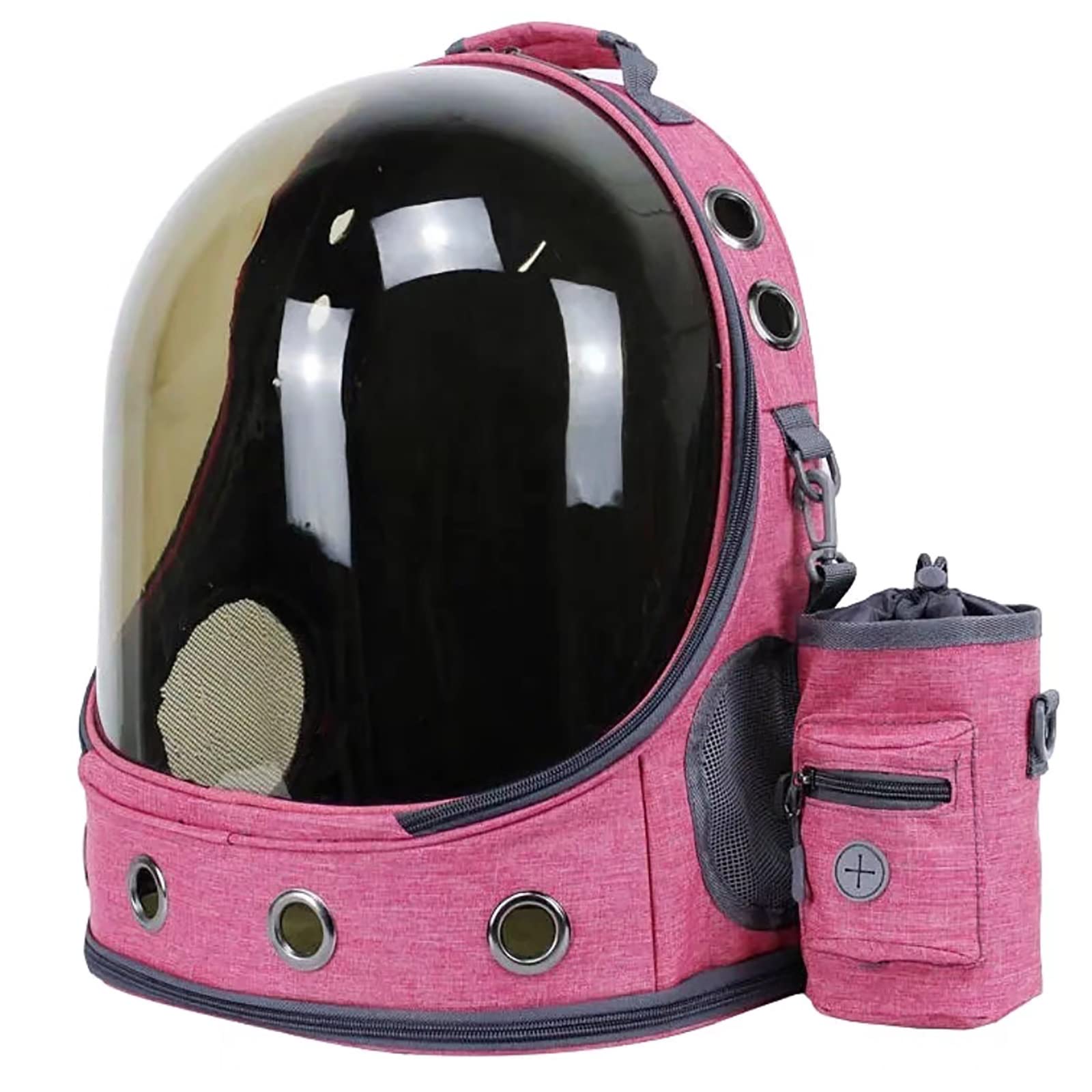 ZYLEDW Cat Carrier Backpack - Space Capsule Pet Carrier for Small Dogs & Cats, Breathable & Sunproof Travel Bag with 4-Season Protection (Pink) - Perfect for Air Travel, Vet Visits & Outdoor Adventures