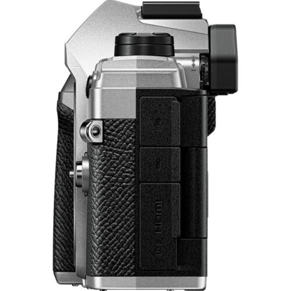 OM SYSTEM OM-5 Mirrorless Digital Camera (Silver) - Compact & Lightweight for Travel, Vlogging & Outdoor Photography