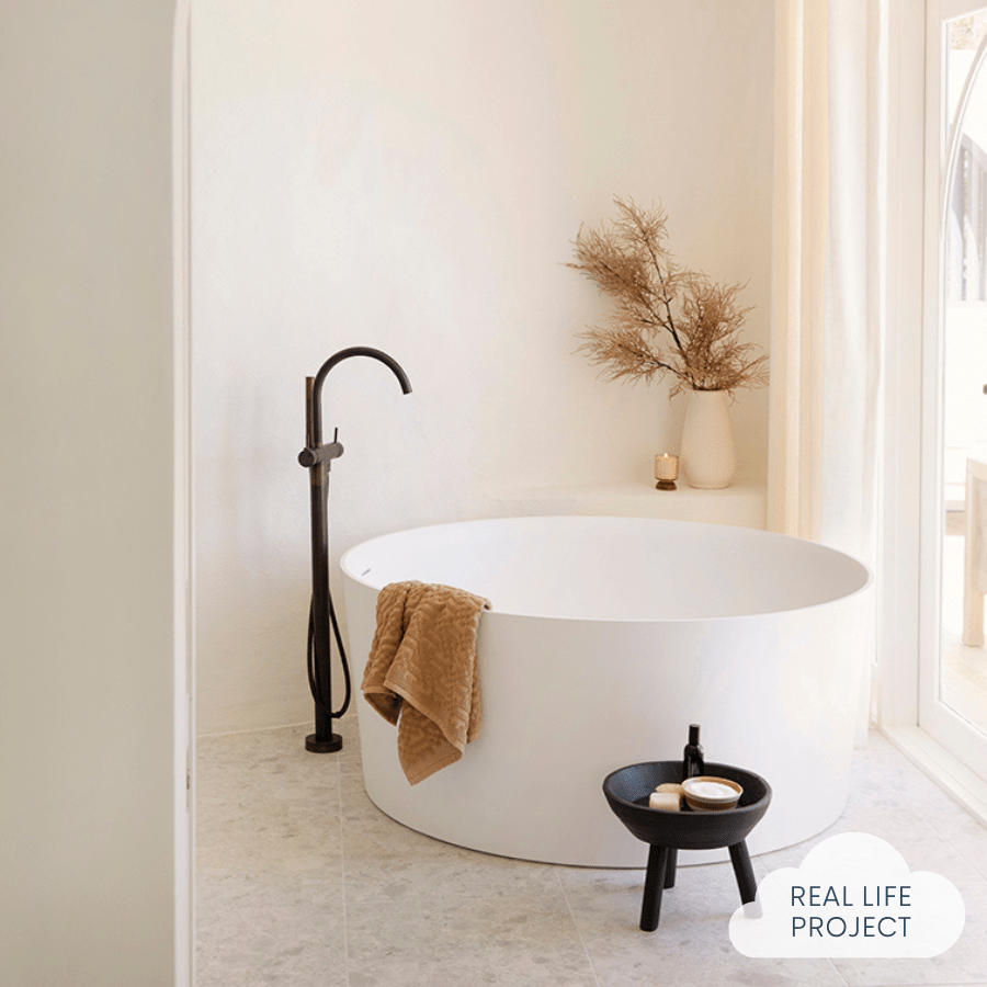 Premium Stirling White Terrazzo Look Tile - Elegant Marble-Inspired Floor & Wall Tiles for Bathroom, Kitchen & Living Room Renovation