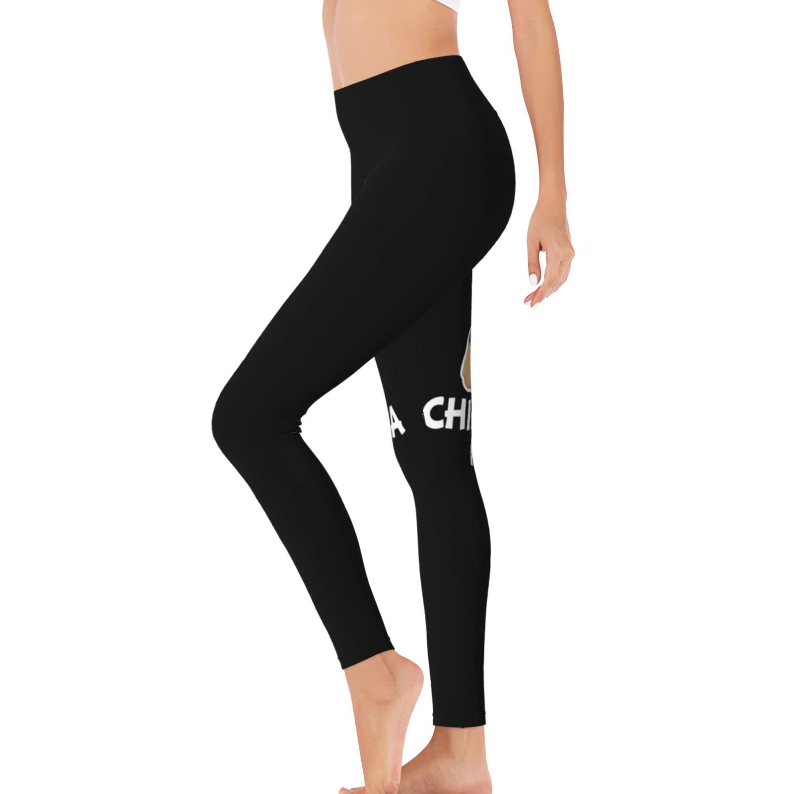 Chihuahua Mom Yoga Pants - High Waist Capri Leggings for Women - Perfect for Yoga & Casual Wear