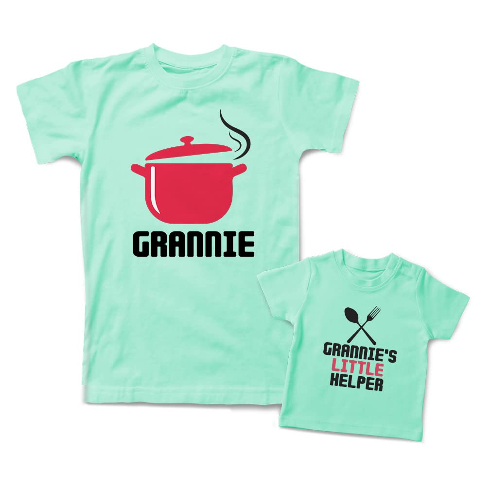 Mommy and Me Matching Outfits for Mother's Day - Cute Cotton Mother Daughter Sets - Perfect for Cooking Together & Family Photos