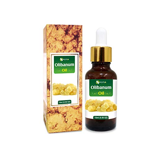 100% Pure Natural Olibanum Essential Oil with Dropper - Undiluted & Uncut Frankincense Oil for Aromatherapy, Meditation & Skin Care (15ml)