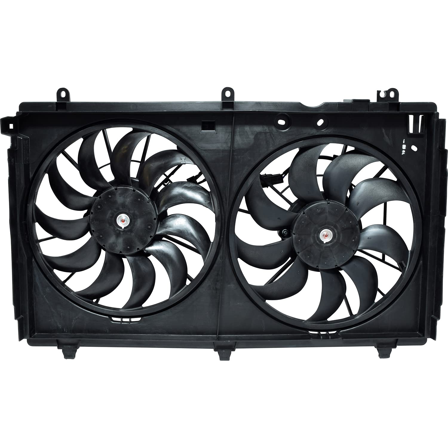 New Dual Radiator and Condenser Fan Assembly for Mitsubishi Outlander - Replacement Cooling System Part for Enhanced Engine Performance - Perfect for Off-Roading, Towing & Hot Climate Driving