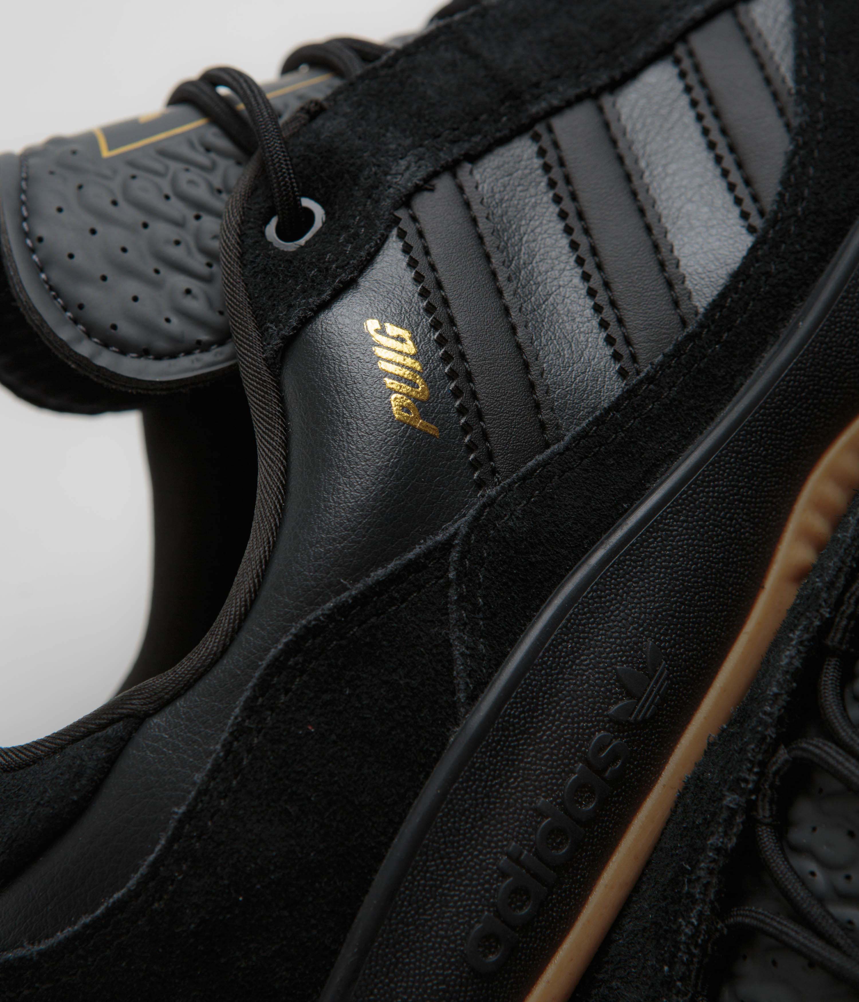 Adidas Puig Running Shoes for Men & Women - Core Black / Carbon / Gold Metallic - Lightweight Athletic Sneakers for Jogging, Gym Workouts & Daily Wear