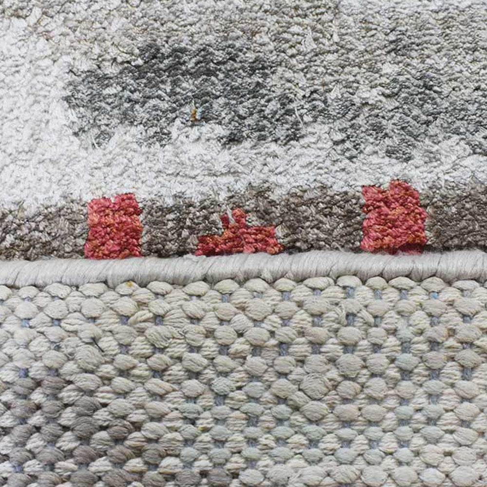 Handmade Hypnotic Oriental Hand-Knotted Wool Rug - Perfect for Living Room, Bedroom & Boho Decor